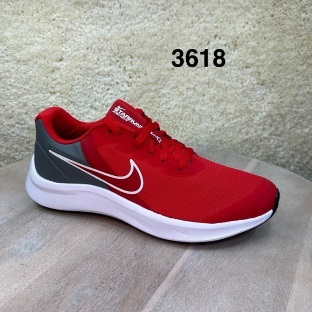 Nike Star Runner Kids Red Sneakers Youth Athletic Running Shoes New